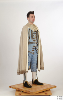   Photos Man in Historical Civilian suit 11 16th century Historical Clothing cloak whole body 0008.jpg